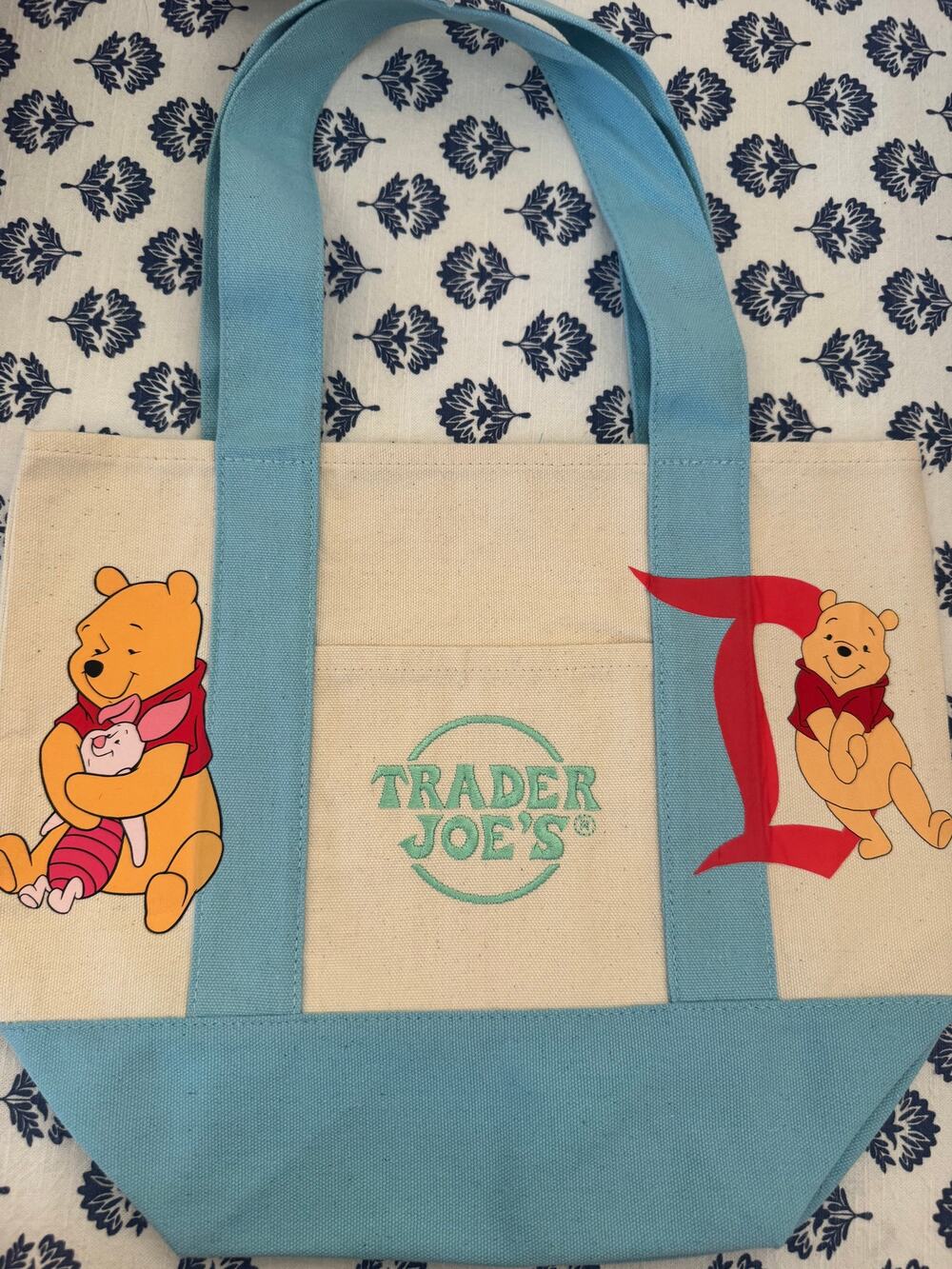 Disney Winnie the Pooh D Custom Made Trader Joes Mini Tote